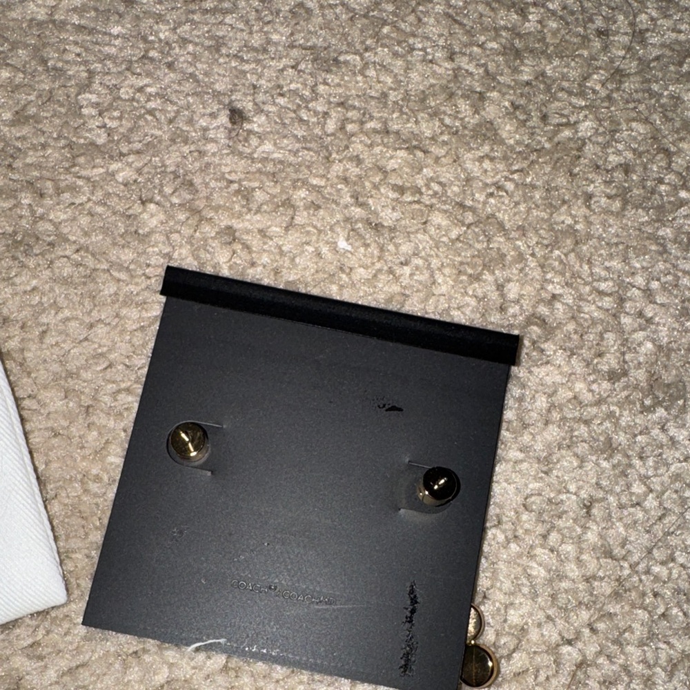 Coach Vibrant Stone Stud Earrings - Picture 3 of 3